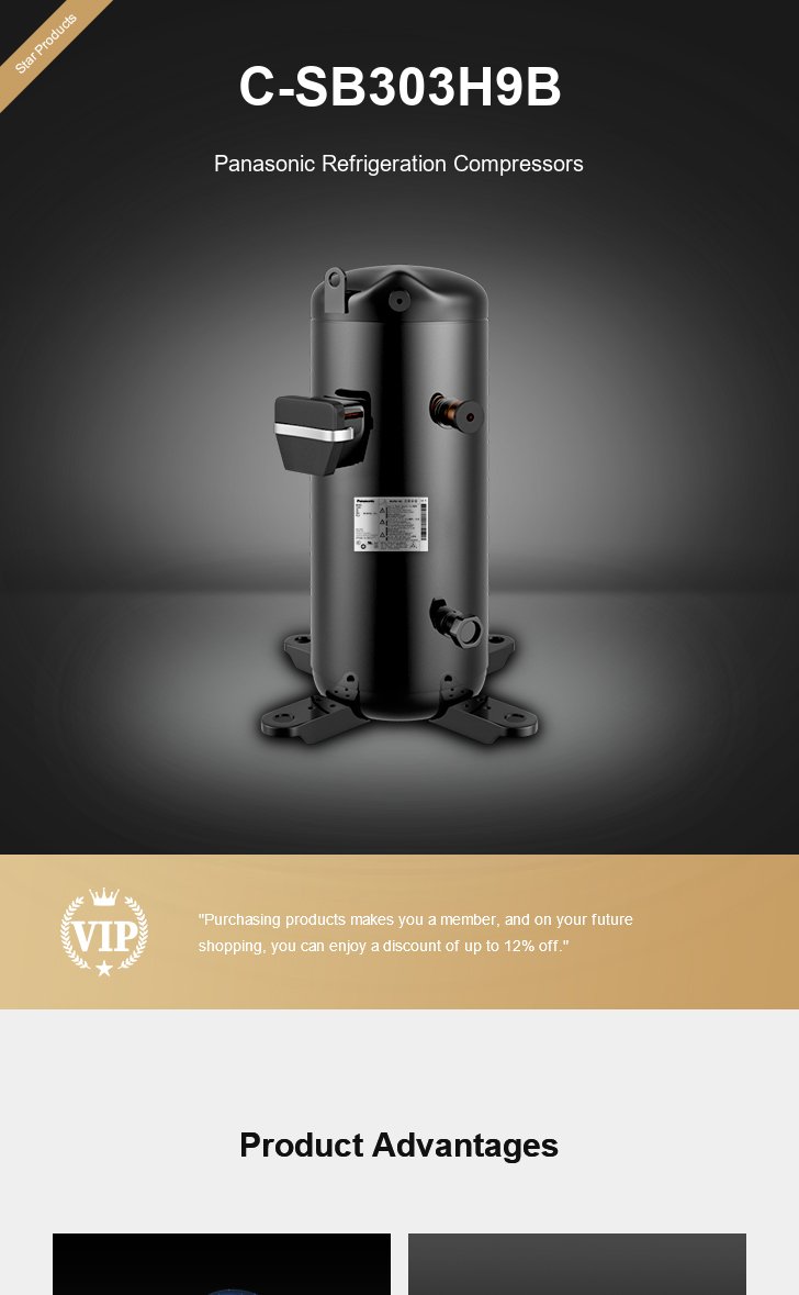 Panasonic Compressor C-SB303H9B, technical parameters pdf, structure diagram